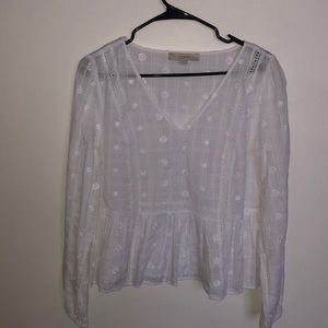 White loft blouse